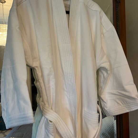 Frette Velour Kimono Bathrobe size L - Picture 5 of 7